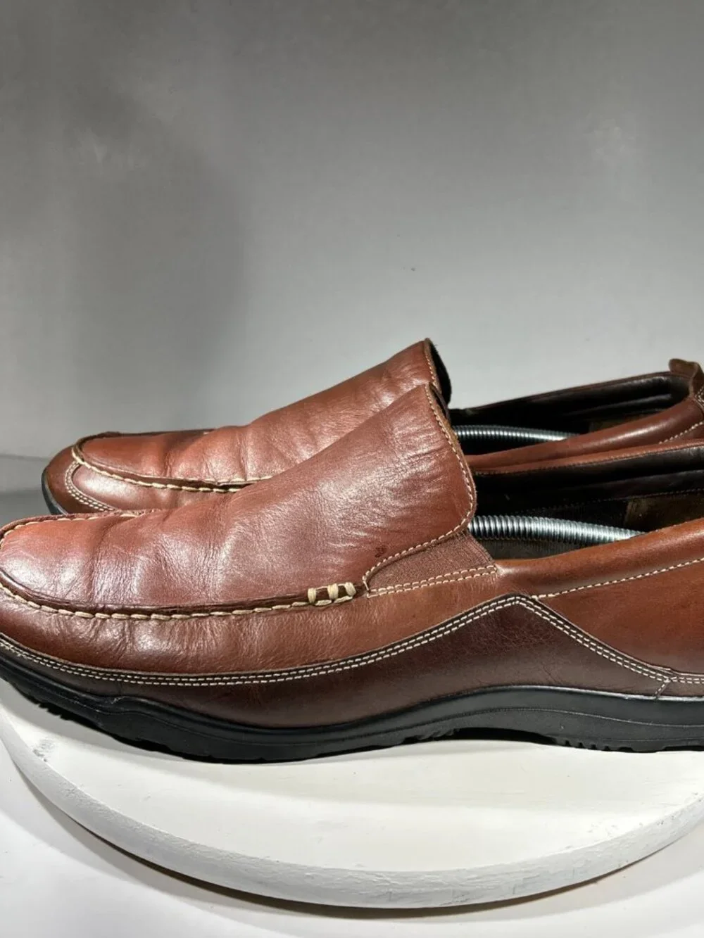 Cole Haan Tucker Venetian Mens Loafers Slip On Leather Shoes Size 15 M Brown CH